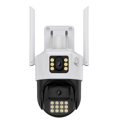 QX86 Motion Tracking Night Vision Smart Camera Supports Voice Intercom, Plug Type:US Plug(White) by buy2fix