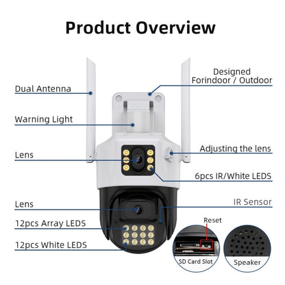 QX86 Motion Tracking Night Vision Smart Camera Supports Voice Intercom, Plug Type:UK Plug(White) by buy2fix