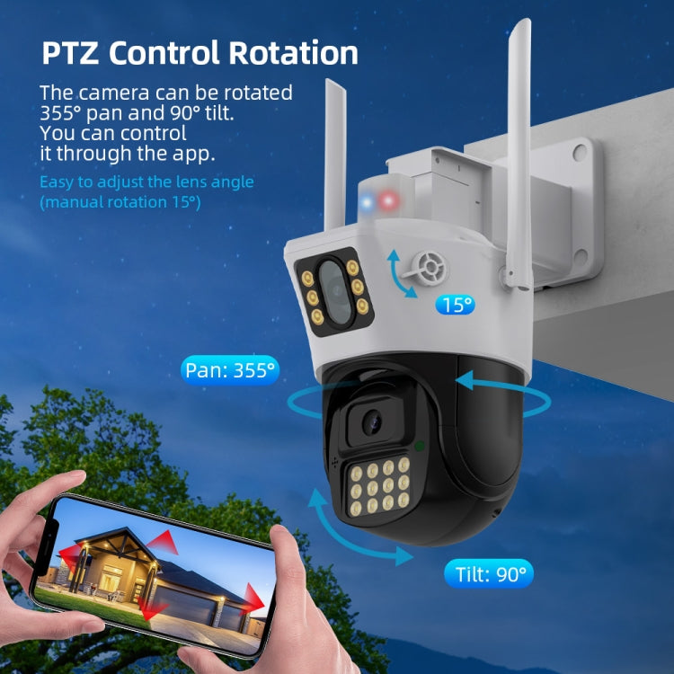 QX86 Motion Tracking Night Vision Smart Camera Supports Voice Intercom, Plug Type:UK Plug(White) by buy2fix