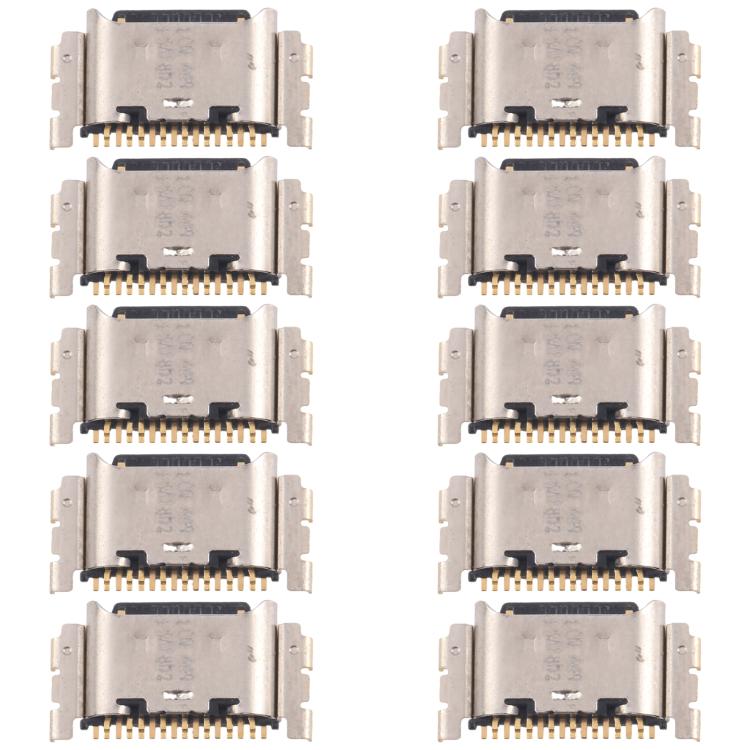 For OPPO A58x 5G 10pcs Original Charging Port Connector - Single Tail Connector by buy2fix | Online Shopping UK | buy2fix