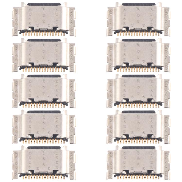 For OPPO A97 5G 10pcs Original Charging Port Connector - Single Tail Connector by buy2fix | Online Shopping UK | buy2fix