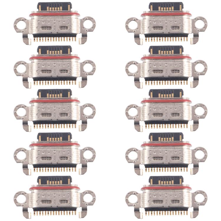 For OPPO Reno8 Pro 5G 10pcs Original Charging Port Connector - Single Tail Connector by buy2fix | Online Shopping UK | buy2fix