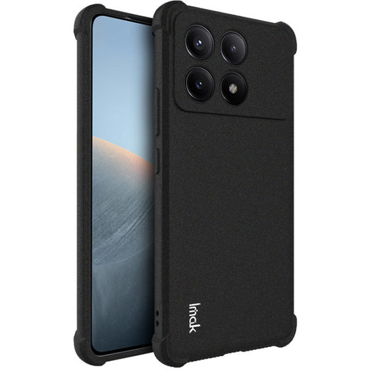 For Xiaomi Redmi K70 5G / K70 Pro 5G imak Shockproof Airbag TPU Phone Case(Matte Black) - Xiaomi Cases by imak | Online Shopping UK | buy2fix