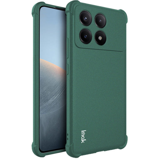 For Xiaomi Redmi K70 5G / K70 Pro 5G imak Shockproof Airbag TPU Phone Case(Matte Green) - Xiaomi Cases by imak | Online Shopping UK | buy2fix