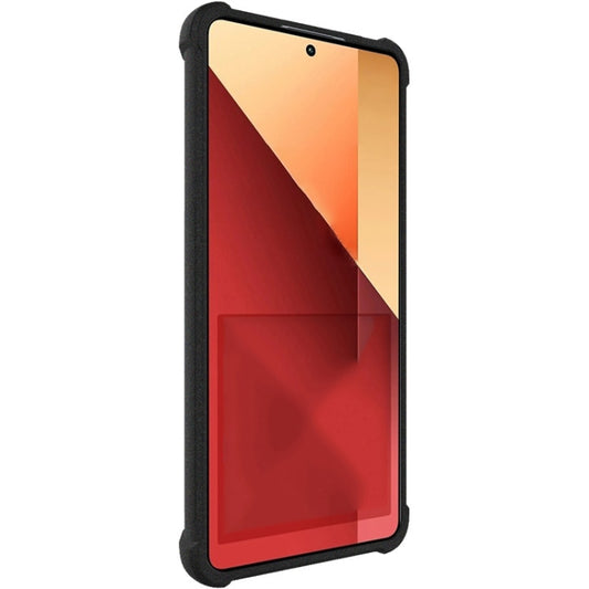 For Xiaomi Poco M6 Pro/Redmi Note13 Pro 4G Global imak Shockproof Airbag TPU Phone Case(Matte Black) - Xiaomi Cases by imak | Online Shopping UK | buy2fix
