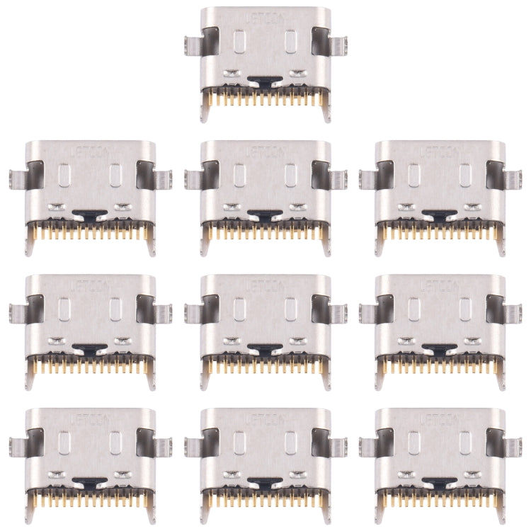 For Samsung Galaxy A05 SM-A055F 10pcs Original Charging Port Connector - Tail Connector by buy2fix | Online Shopping UK | buy2fix