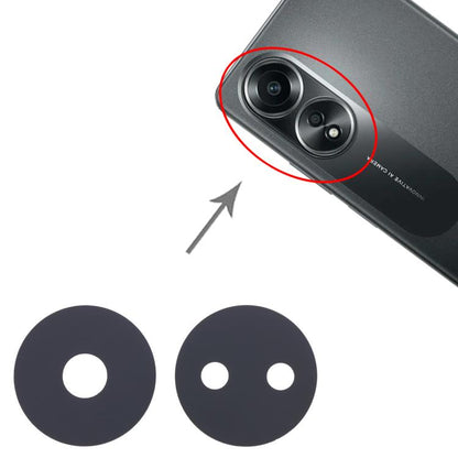 For OPPO A58 4G CPH2529 10set Back Camera Lens - Camera Series by buy2fix | Online Shopping UK | buy2fix