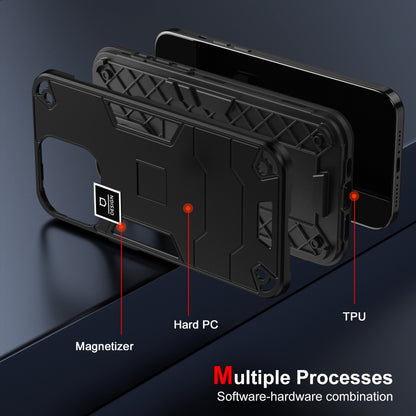 For Tecno Pova Neo 2 4G 2 in 1 Shockproof Phone Case(Black) - Tecno Cases by buy2fix | Online Shopping UK | buy2fix