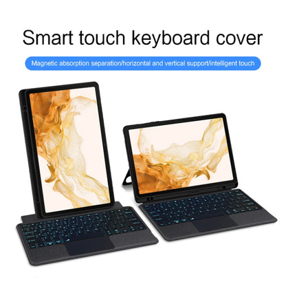 For Samsung Galaxy Tab S8 X700 / S7 T870 YJ-X700 Split Bluetooth Keyboard Leather Tablet Case by buy2fix