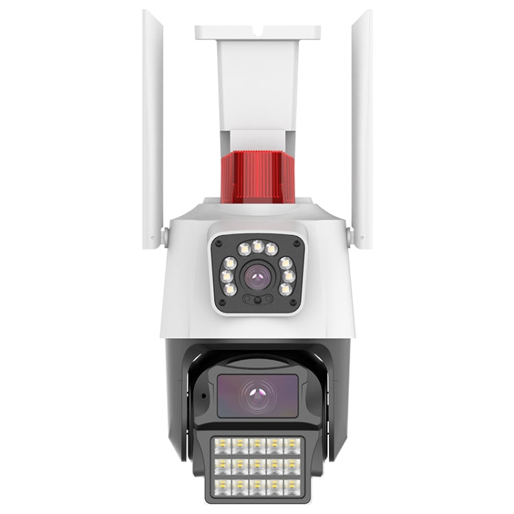 QX87 4MP WiFi Dual Camera Supports Two-way Voice Intercom & Humanoid Detection(US Plug) by buy2fix