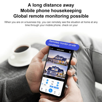 QX87 4MP WiFi Dual Camera Supports Two-way Voice Intercom & Humanoid Detection(UK Plug) by buy2fix