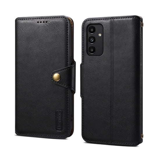 For Samsung Galaxy A13 5G Denior Cowhide Texture Wallet Style Leather Phone Case(Black) - Galaxy Phone Cases by Denior | Online Shopping UK | buy2fix