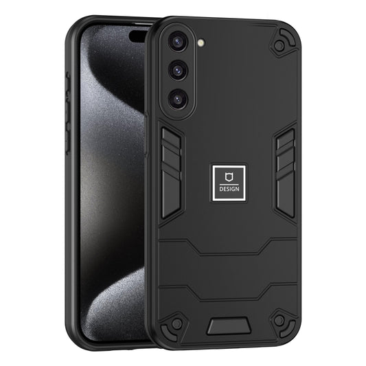 For Samsung Galaxy S23+ 5G 2 in 1 Shockproof Phone Case(Black) - Galaxy S23+ 5G Cases by buy2fix | Online Shopping UK | buy2fix