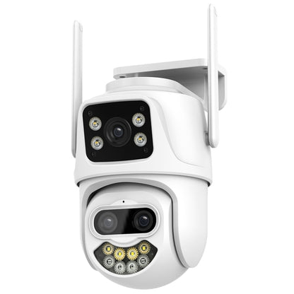 QX102 3MP WiFi Triple Camera Supports Two-way Voice Intercom & Infrared Night Vision(US Plug) by buy2fix