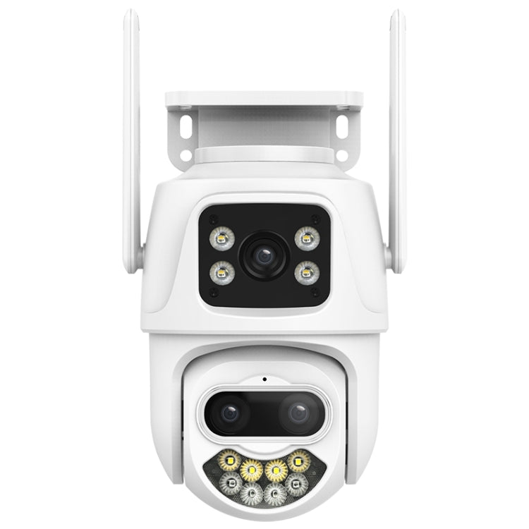 QX102 3MP WiFi Triple Camera Supports Two-way Voice Intercom & Infrared Night Vision(UK Plug) by buy2fix