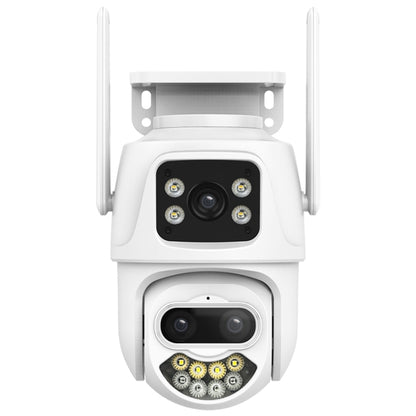 QX102 3MP WiFi Triple Camera Supports Two-way Voice Intercom & Infrared Night Vision(US Plug) by buy2fix