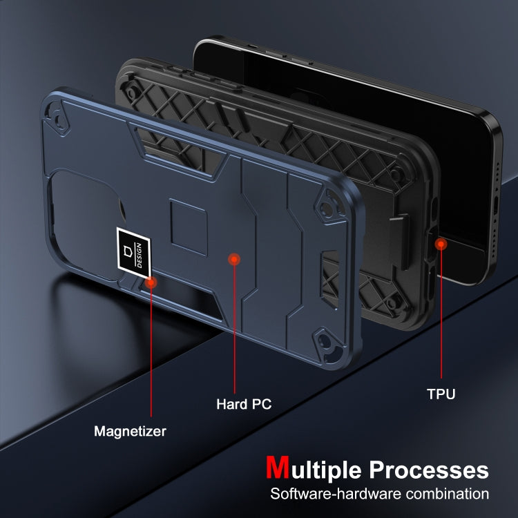 For Xiaomi 13 2 in 1 Shockproof Phone Case(Blue) - Xiaomi Cases by buy2fix | Online Shopping UK | buy2fix