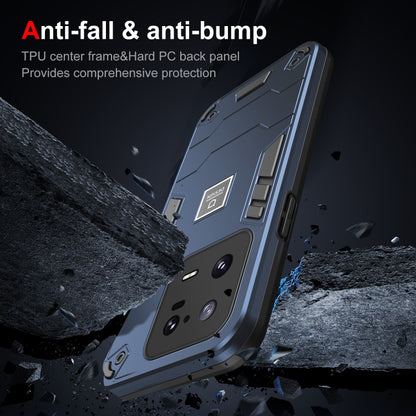 For Xiaomi 13 Pro 2 in 1 Shockproof Phone Case(Blue) - Xiaomi Cases by buy2fix | Online Shopping UK | buy2fix