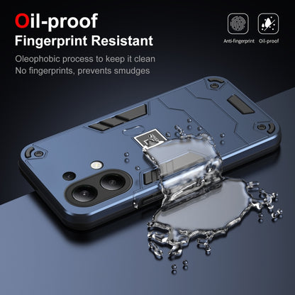 For Xiaomi Redmi Note 13 4G Global 2 in 1 Shockproof Phone Case(Blue) - Xiaomi Cases by buy2fix | Online Shopping UK | buy2fix