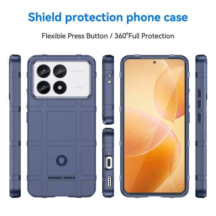 For Xiaomi Redmi K70 Full Coverage Shockproof TPU Phone Case(Blue) by buy2fix