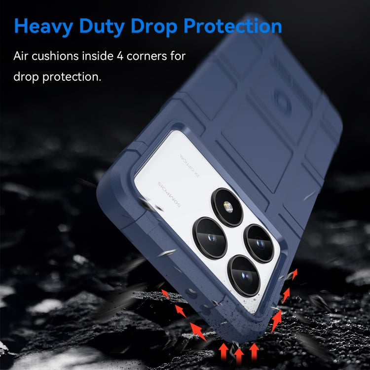 For Xiaomi Redmi K70 Full Coverage Shockproof TPU Phone Case(Blue) by buy2fix