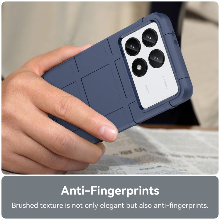 For Xiaomi Redmi K70 Full Coverage Shockproof TPU Phone Case(Blue) by buy2fix