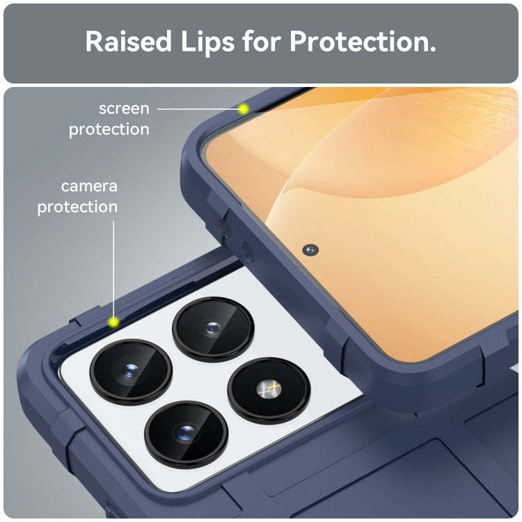 For Xiaomi Redmi K70 Full Coverage Shockproof TPU Phone Case(Blue) by buy2fix