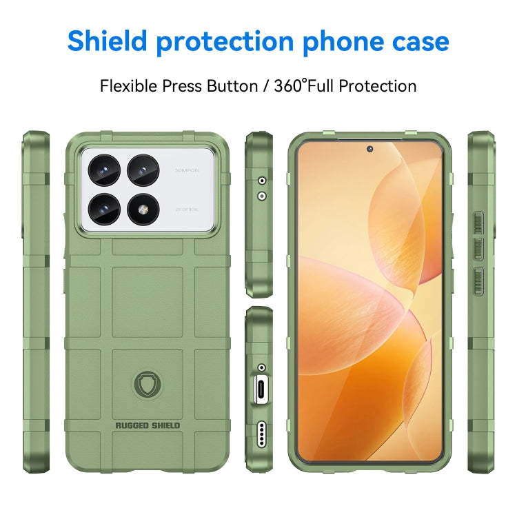 For Xiaomi Redmi K70 Full Coverage Shockproof TPU Phone Case(Green) by buy2fix