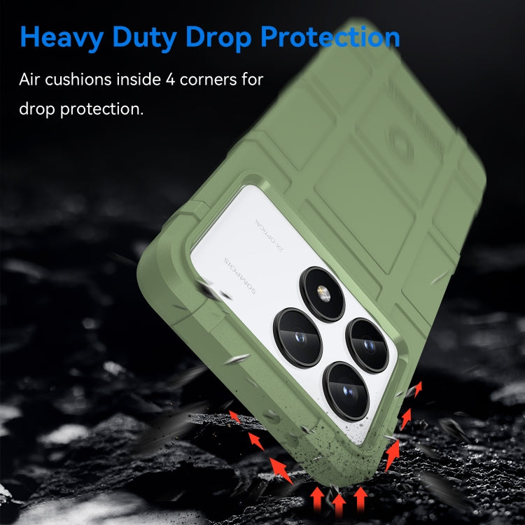 For Xiaomi Redmi K70 Full Coverage Shockproof TPU Phone Case(Green) by buy2fix