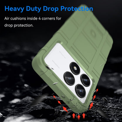 For Xiaomi Redmi K70 Full Coverage Shockproof TPU Phone Case(Green) by buy2fix