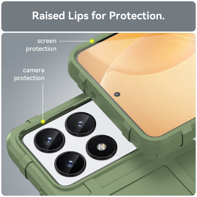 For Xiaomi Redmi K70 Full Coverage Shockproof TPU Phone Case(Green) by buy2fix