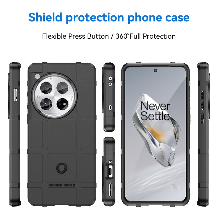 For OnePlus 12 Full Coverage Shockproof TPU Phone Case(Black) - OnePlus Cases by buy2fix | Online Shopping UK | buy2fix
