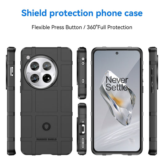 For OnePlus 12 Full Coverage Shockproof TPU Phone Case(Black) - OnePlus Cases by buy2fix | Online Shopping UK | buy2fix