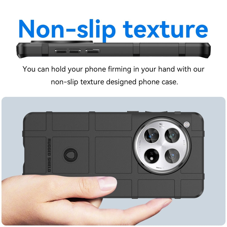 For OnePlus 12 Full Coverage Shockproof TPU Phone Case(Black) - OnePlus Cases by buy2fix | Online Shopping UK | buy2fix