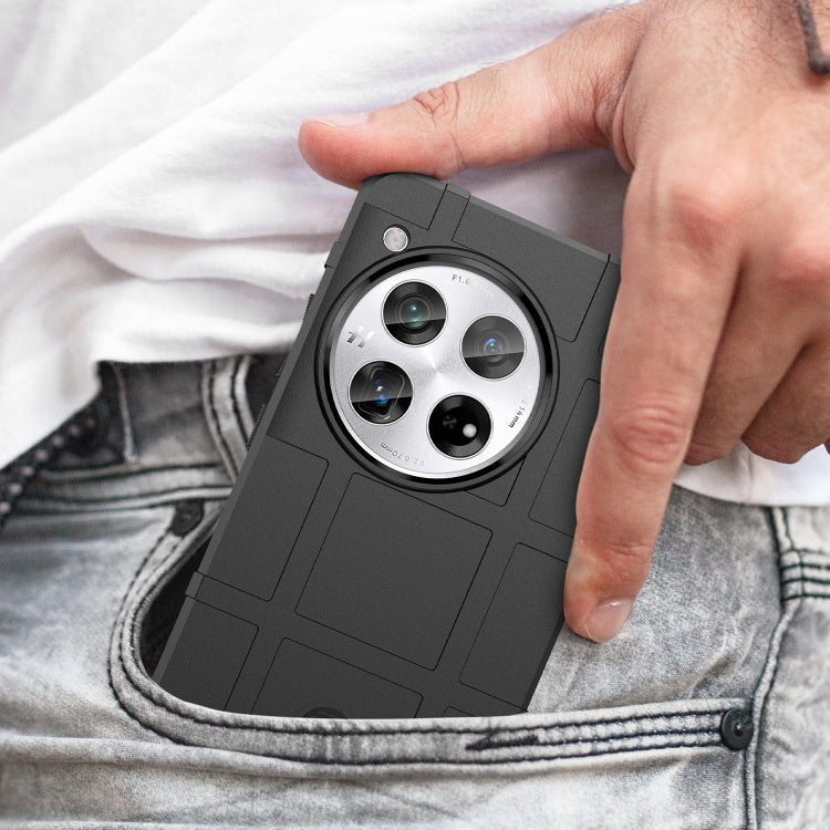 For OnePlus 12 Full Coverage Shockproof TPU Phone Case(Black) - OnePlus Cases by buy2fix | Online Shopping UK | buy2fix