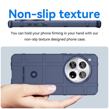 For OnePlus 12 Full Coverage Shockproof TPU Phone Case(Blue) by buy2fix