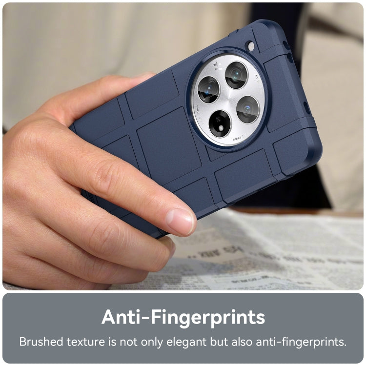 For OnePlus 12 Full Coverage Shockproof TPU Phone Case(Blue) by buy2fix