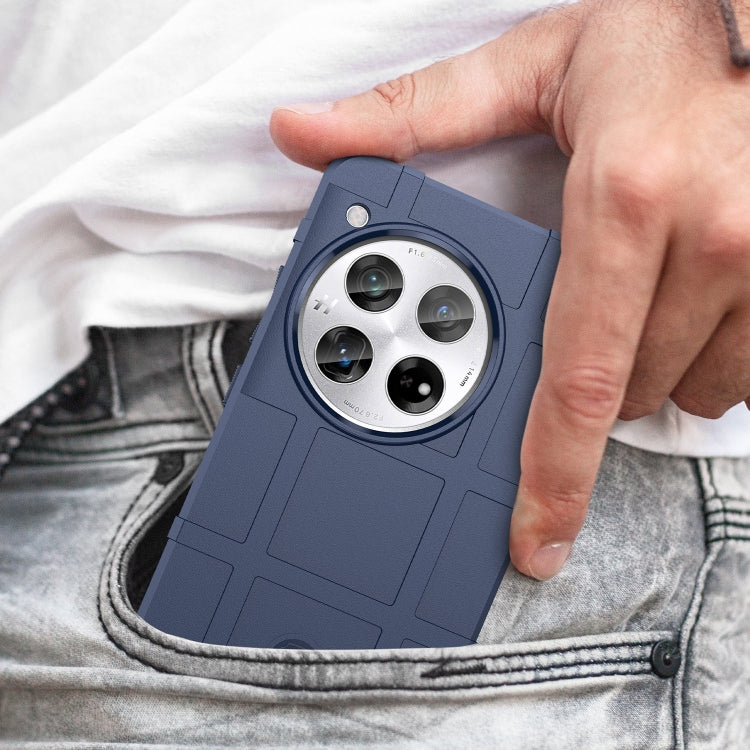 For OnePlus 12 Full Coverage Shockproof TPU Phone Case(Blue) by buy2fix