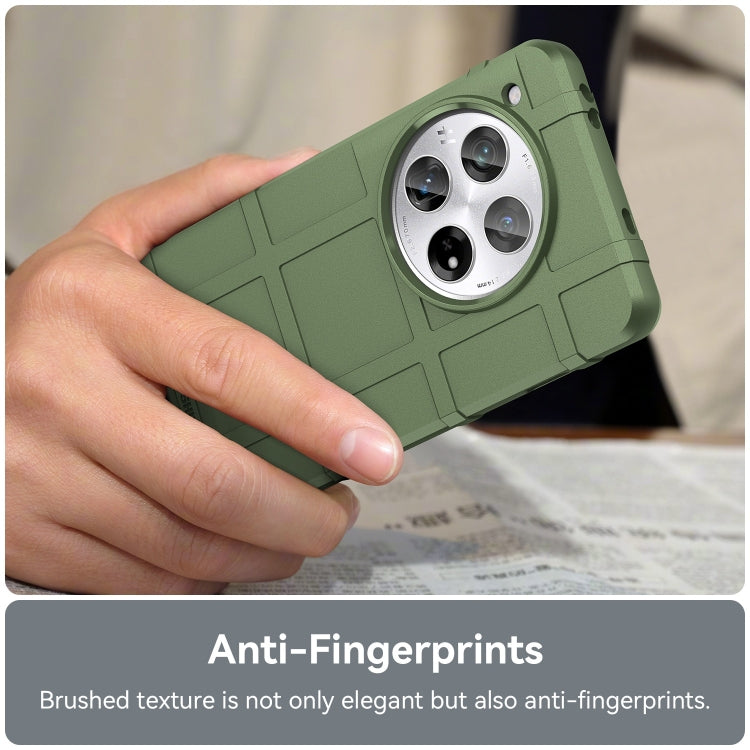 For OnePlus 12 Full Coverage Shockproof TPU Phone Case(Green) by buy2fix