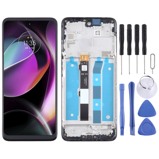 For Motorola Moto G 2022 OEM LCD Screen Digitizer Full Assembly with Frame - LCD Screen by buy2fix | Online Shopping UK | buy2fix