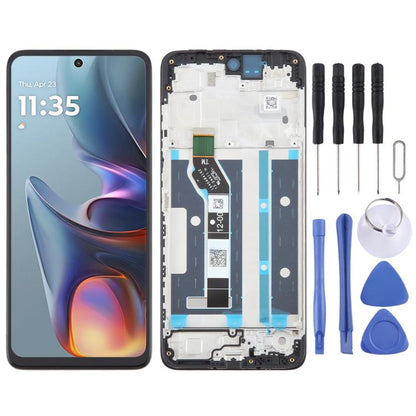 For Motorola Moto E15 OEM LCD Screen Digitizer Full Assembly with Frame - LCD Screen by buy2fix | Online Shopping UK | buy2fix