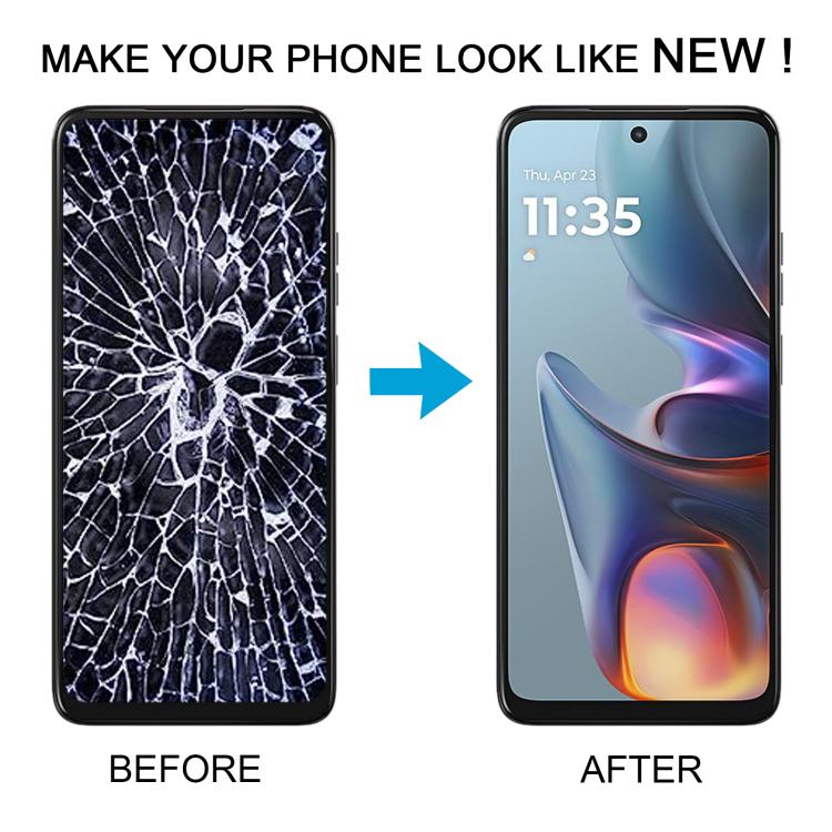 For Motorola Moto E15 OEM LCD Screen Digitizer Full Assembly with Frame - LCD Screen by buy2fix | Online Shopping UK | buy2fix