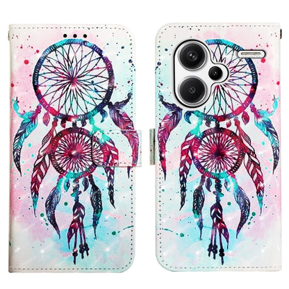 For Xiaomi Redmi Note 13 Pro+ 5G 3D Painting Horizontal Flip Leather Phone Case(Color Drop Wind Chimes) - Xiaomi Cases by buy2fix | Online Shopping UK | buy2fix