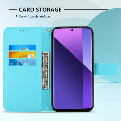 For Xiaomi Redmi Note 13 Pro+ 5G 3D Painting Horizontal Flip Leather Phone Case(Color Drop Wind Chimes) - Xiaomi Cases by buy2fix | Online Shopping UK | buy2fix