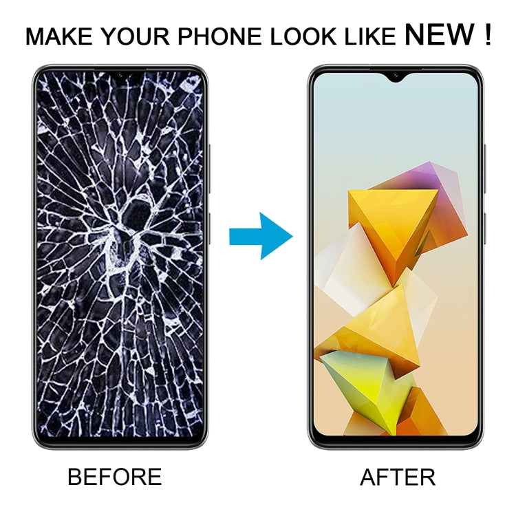 For ZTE Blade A73 5G LCD Screen Digitizer Full Assembly with Frame by buy2fix