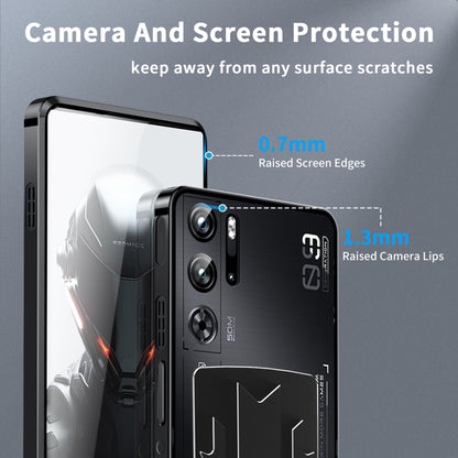 For ZTE nubia Red Magic 9 Pro Metal Cooling Phone Case(Black) - ZTE Cases by buy2fix | Online Shopping UK | buy2fix