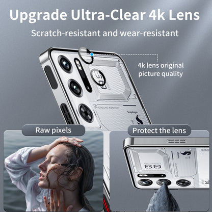 For ZTE nubia Red Magic 9 Pro Metal Cooling Phone Case(Silver) - ZTE Cases by buy2fix | Online Shopping UK | buy2fix
