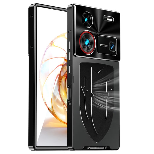 For ZTE nubia Z60 Ultra Metal Cooling Phone Case(Black) - ZTE Cases by buy2fix | Online Shopping UK | buy2fix