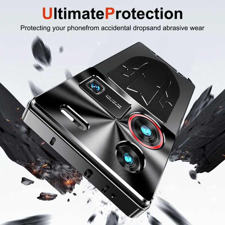 For ZTE nubia Z60 Ultra Metal Cooling Phone Case(Black) - ZTE Cases by buy2fix | Online Shopping UK | buy2fix