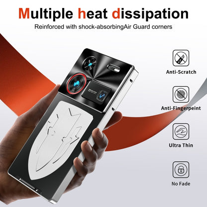 For ZTE nubia Z60 Ultra Metal Cooling Phone Case(Silver) - ZTE Cases by buy2fix | Online Shopping UK | buy2fix